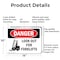 Signmission Look Out For Forklifts, 14 in W x Rectangle, Aluminum OS-2PACK-DS-A-1014-L-1440 - alternate 7